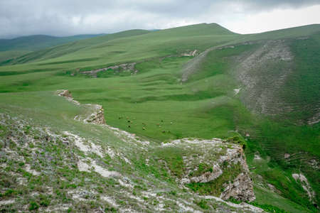 Beautiful landscapes of the Sulak canyon in Dagestan republic, Russia