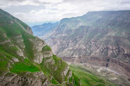 Beautiful landscapes of the Sulak canyon in Dagestan republic, Russia