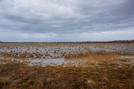 Pugachev Mud Volcanoes on Sakhalin Island in Far East of Russia