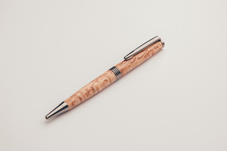 expensive pens business class for entrepreneurs, on white backgroundの写真素材