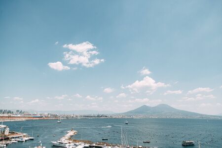 Beautiful streets and courtyards of Naples, historical sites and sculptures of the city. The...