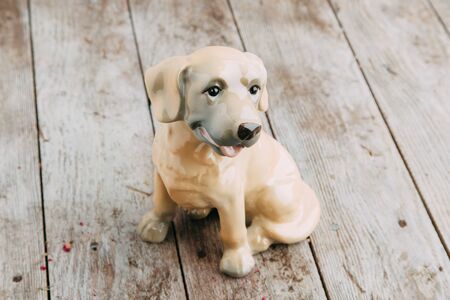 Souvenirs made of porcelain shot in the Studio with marshmallows and flowers. DIY and gift setsの写真素材