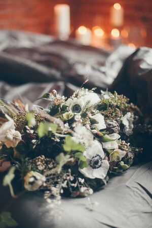 wedding decor and dress the modern bride, stylish European-style weddingの写真素材