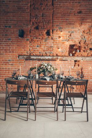 wedding decor and dress the modern bride, stylish European-style weddingの写真素材