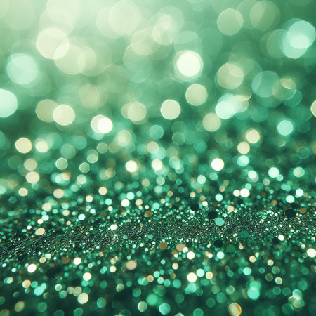 Green glitter texture backgroundの素材