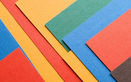 Colorful paper background, close-up. Colorful paper textureの素材