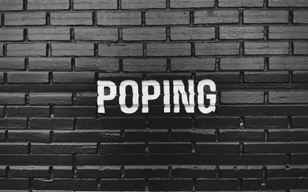 Black brick wall backgroundの素材