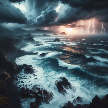 minutes before the typhoonの素材