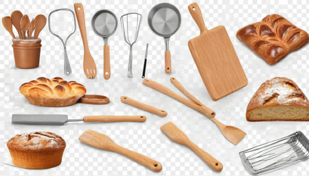 Cooking bakery utensils toolsの素材