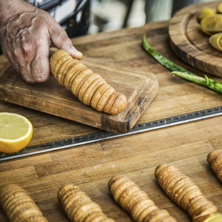 Traditional tequenos making arrangementの素材