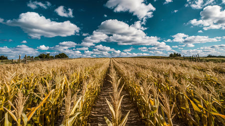 panoramic shot raw sweet cornの素材