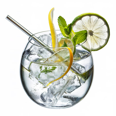 gin tonic cocktailの素材
