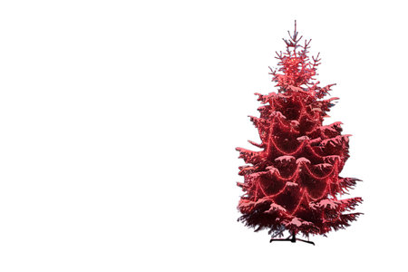 a luminous Christmas treeの写真素材