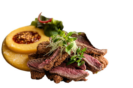 a beef fried food dishの写真素材