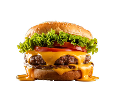 A photo of a burgerの写真素材