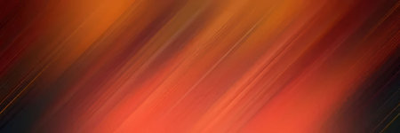 An abstract background image featuring vibrant orange and red hues with streaks of light.の写真素材