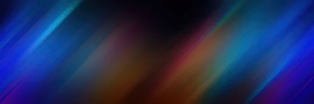 Colorful abstract background features gradient light streaks and shimmering hues creating a...