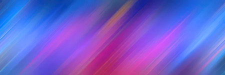 Diagonal vibrant blue and pink gradient colors blend together in a dynamic abstract background...
