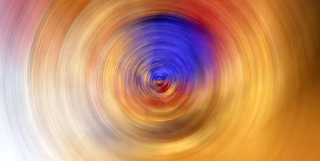 Vibrant abstract spiral design featuring swirling colors and dynamic motion creates a mesmerizing...