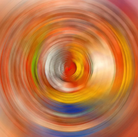 Vibrant swirling colors create a mesmerizing abstract background with dynamic visual effects,...