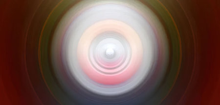 Concentric circles in various colors and gradient hues create a vibrant abstract digital artwork...