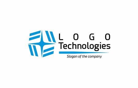 Abstract technology logoのイラスト素材