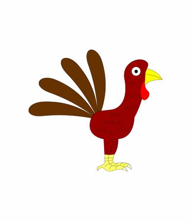 turkey animalのイラスト素材