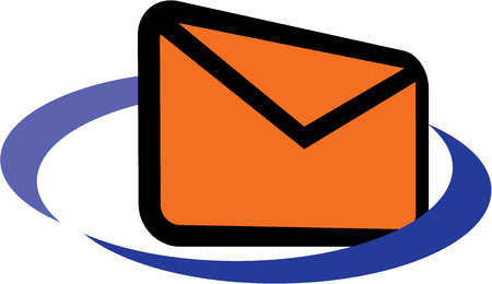 Email message logo iconのイラスト素材