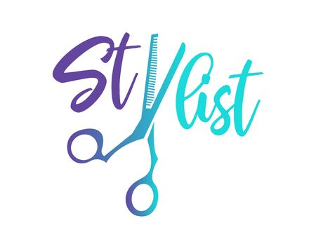 Stylist wordmark logoのイラスト素材