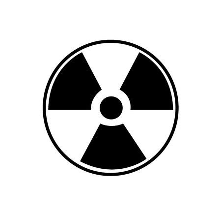 Radioactive nuclear waste symbolのイラスト素材