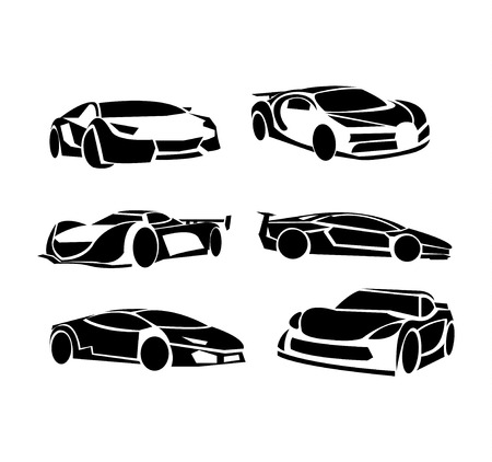 Fast car designsのイラスト素材