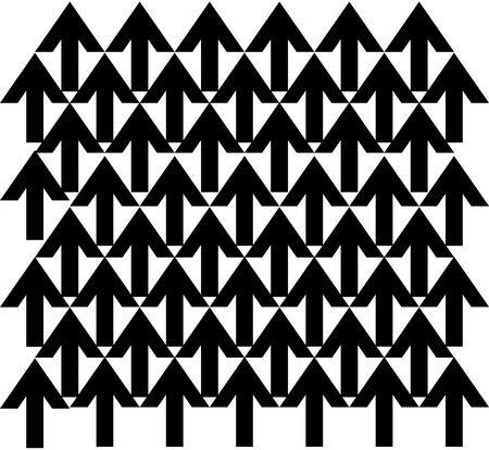 Arrows showing up backgroundの写真素材