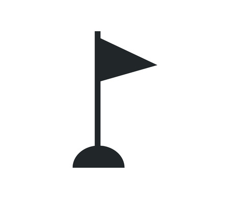 Flag icon on white backgroundの写真素材