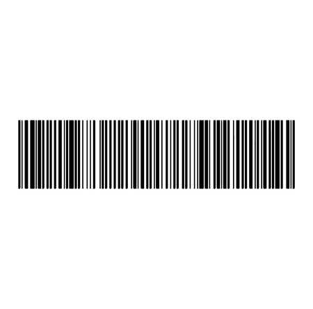Wide barcode on white background