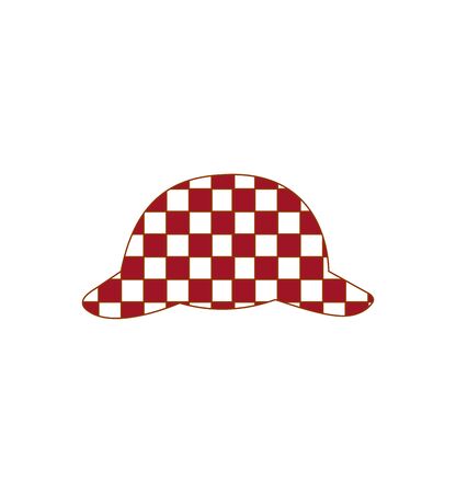 sherlock hat on whiteのイラスト素材