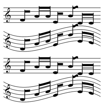 Music notes background backdrop textureのイラスト素材