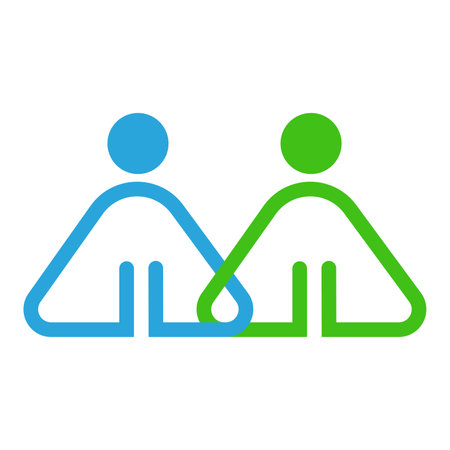 yoga logo icon on whiteのイラスト素材