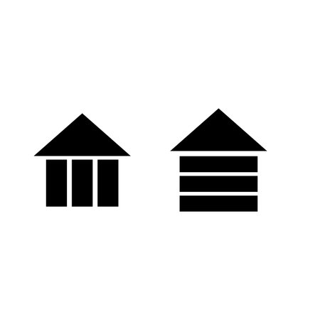 house icon. Home symbol. Flat design style eps 10.のイラスト素材