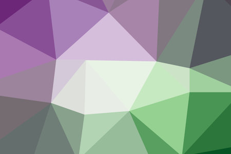 Illustration of green abstract polygon modern multicolor background for use in designのイラスト素材