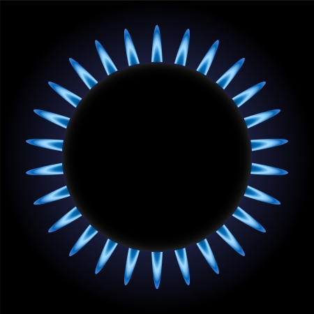 burning gas のイラスト素材