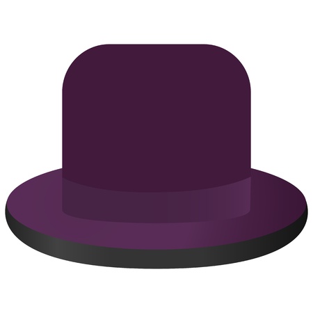 hat isolated on whiteのイラスト素材