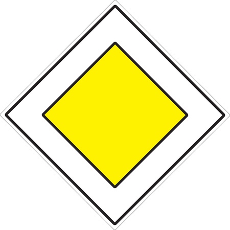 Road sign  Glavnaya Road のイラスト素材