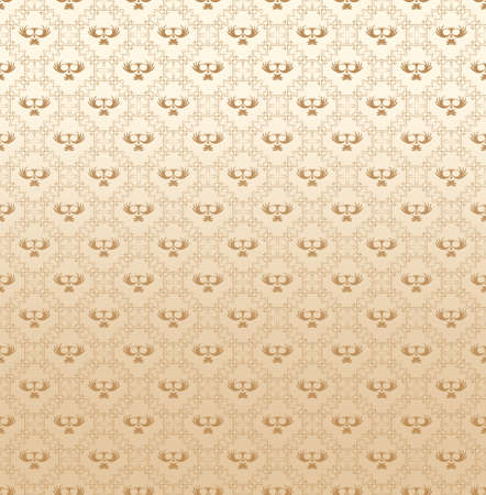 Vintage seamless wallpaperのイラスト素材