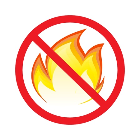 No fire signのイラスト素材