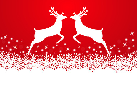 Merry Christmas background with snowflakesのイラスト素材