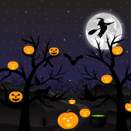 Halloween nightのイラスト素材