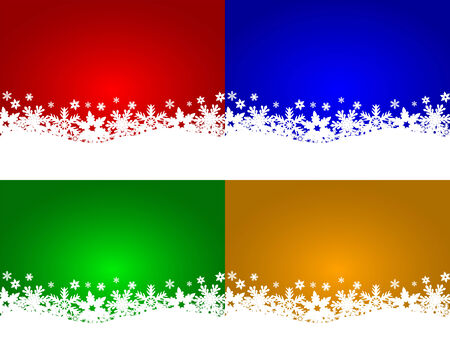 Set of Christmas backgroundsのイラスト素材