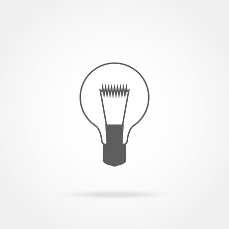 Light bulb iconのイラスト素材