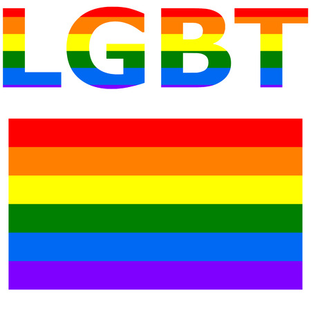 lgbt flagのイラスト素材