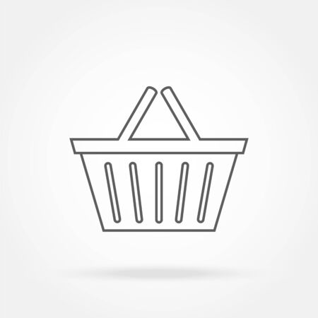 shopping basketのイラスト素材